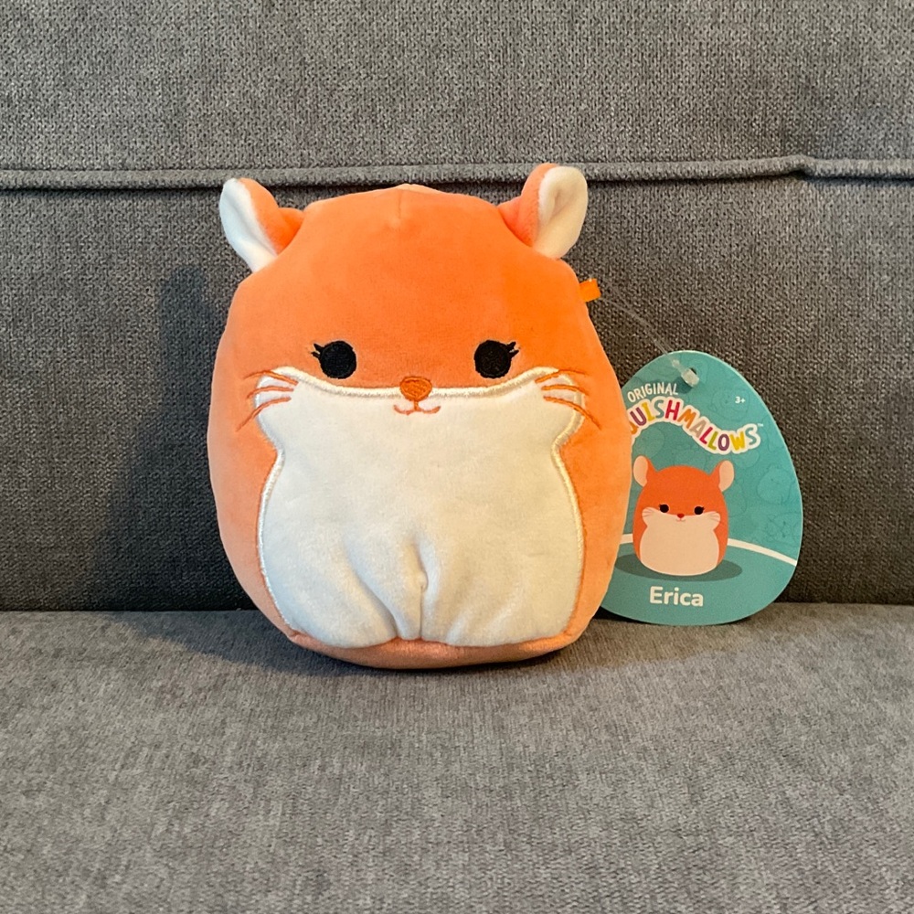 🧡Squishmallows Erica The Chinchilla Plush 5”🧡